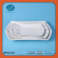 Creative fine porcelain dinner set, new style rectangular dinner set for hotel